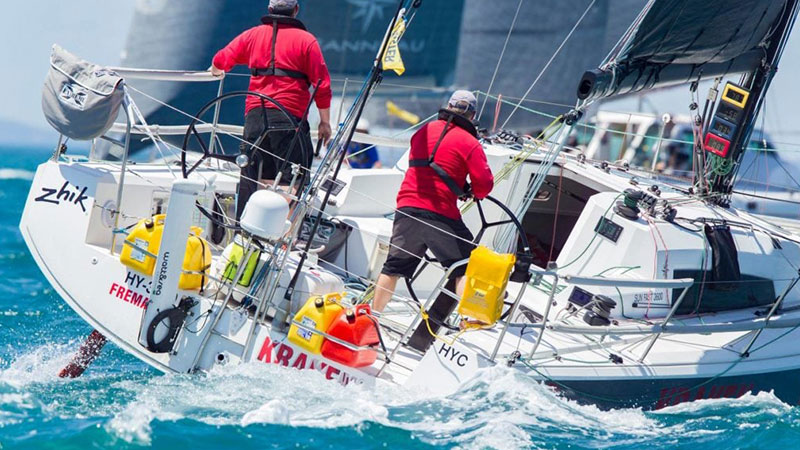 Jeanneau contesting the Melbourne Osaka